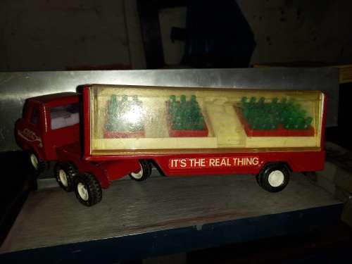 Buddy L Coke truck and trailer