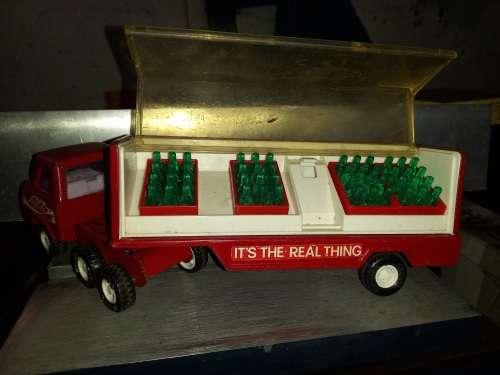 Buddy L Coke truck and trailer