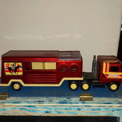 Buddy L Semi+Horsebox trailer