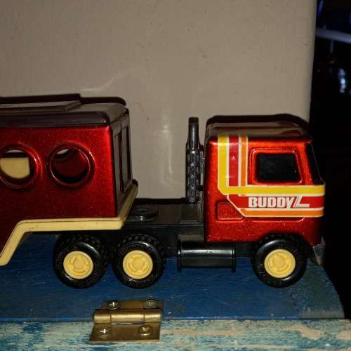 Buddy L Semi+Horsebox trailer
