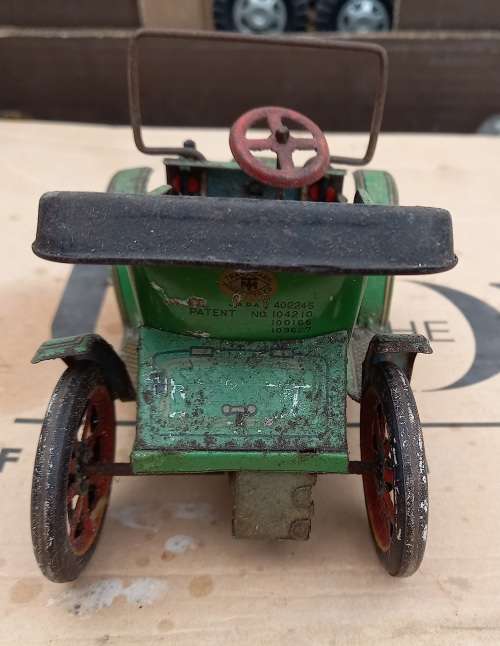 Vintage Modern Toys tin plate car