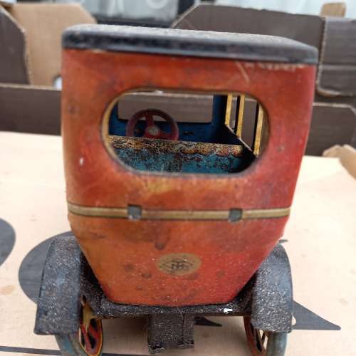 Vintage Modern Toys Tin Plate Car