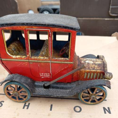 Vintage Modern Toys Tin Plate Car