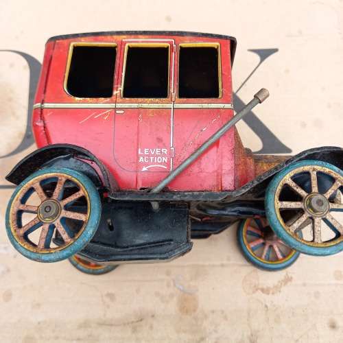 Vintage Modern Toys Tin Plate Car