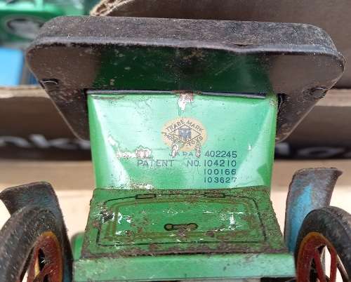 Vintage Modern Toys tin plate car