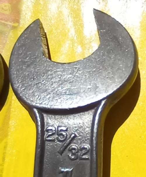 VINTAGE BRIDGEPORT `HY-BAR` DOUBLE OPEN END SPANNER SET OFFSET