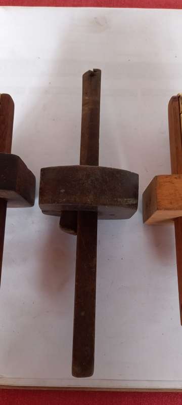 Vintage wood markers X 3