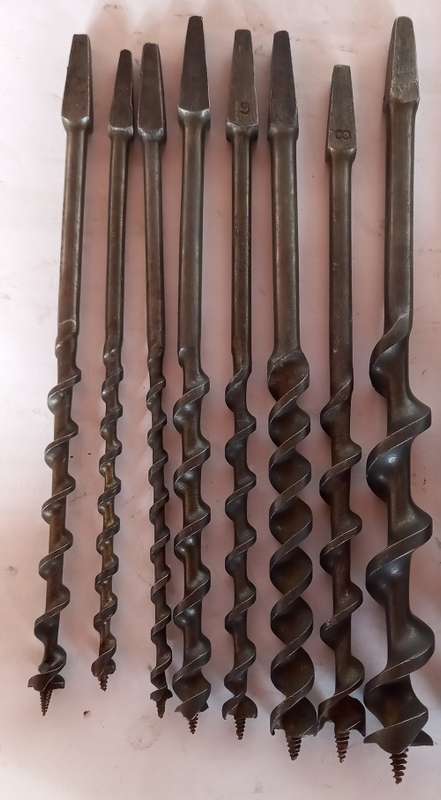 Vintage Brace Auger bits