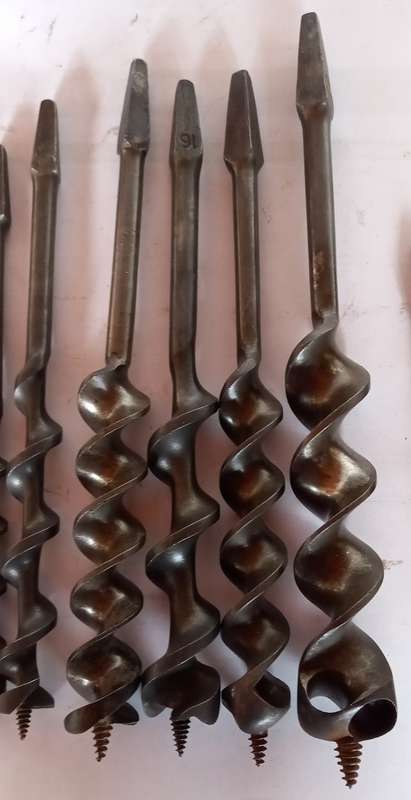 Vintage Brace Auger bits