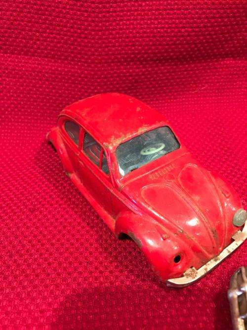 Three rare Bandai VW beetles for spares, repairs or refurbish.