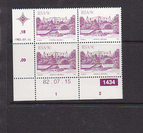 CONTROL BLOCK - AS PER SCAN -  RSA - MNH 4TH DEFINITIVE