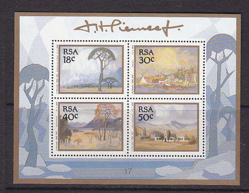 MINIATURE SHEET - AS PER SCAN - RSA MNH