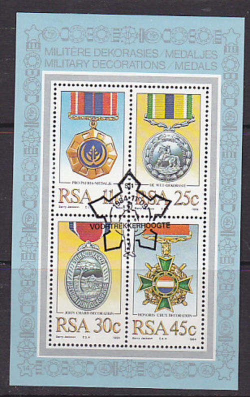 MINIATURE SHEET - AS PER SCAN - RSA CTO