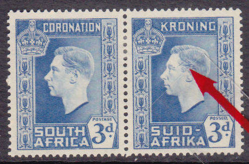 STAMP/S - AS PER SCAN - SOUTH AFRICA - MH VARIETY SCAR ON HEAD