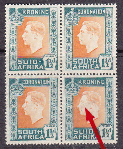 STAMP/S - AS PER SCAN - SOUTH AFRICA - MH VARIETY SCAR ON HEAD