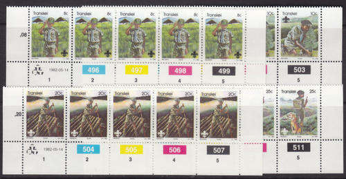 CONTROL BLOCK - TRANSKEI - AS PER SCAN - MNH