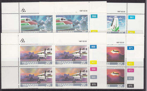 CONTROL BLOCK/S - AS PER SCAN - TRANSKEI MNH
