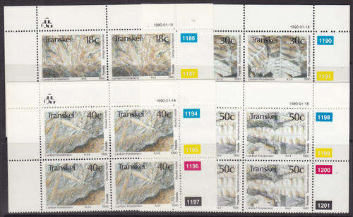CONTROL BLOCK/S - AS PER SCAN - TRANSKEI MNH