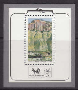 MINIATURE SHEET - AS PER SCAN - TRANSKEI MNH