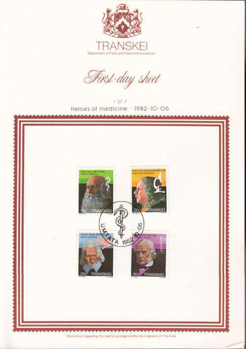 FIRST-DAY SHEET - AS PER SCAN - TRANSKEI