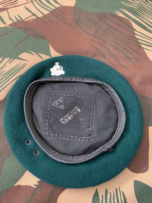 Rhodesian Light Infantry beret made by Kangol Wear Ltd