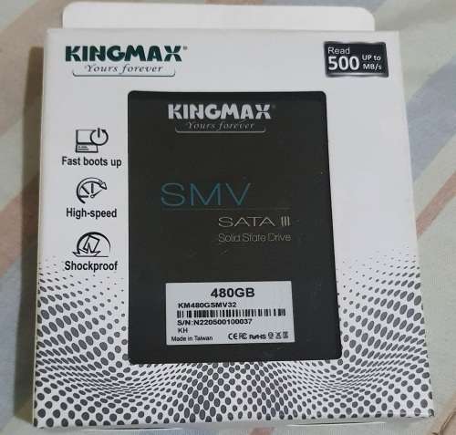 KingMax 2.5` 480GB SSD (BARELY USED)