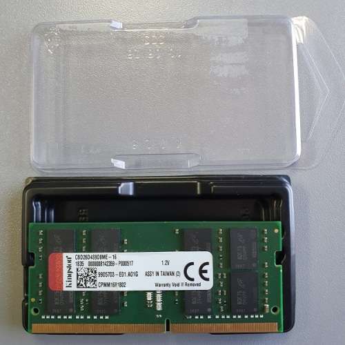 KINGSTON 16GB DDR4 SODIMM | 260Pins | 2666MHz (Laptop RAM)