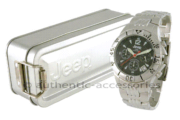Mens Jeep Chronograph watch, Brand New in metal tin.