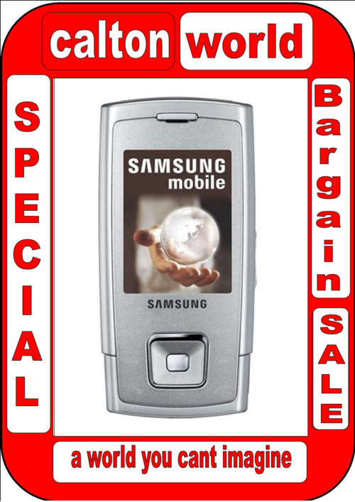 Samsung SGH E900 - SILVER - UNLOCKED - SIM FREE - with battery - Grade B