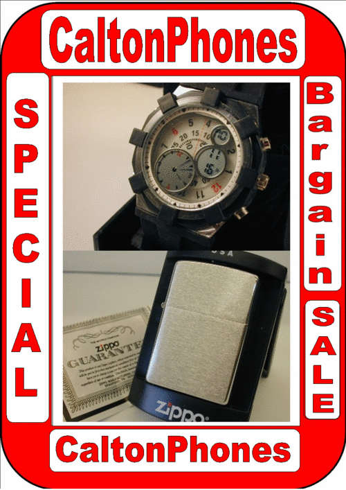 XMAS SPECIAL Mens ZIPPO lighter and Fashion Watch gift pack #1