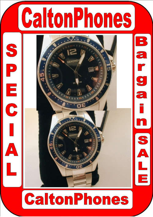 Brand New Mens SEKONDA Heavy Duty Divers - 50 Meter water resistant
