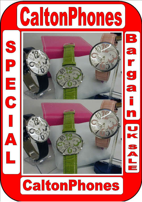 Brand New BLACK Ladies COUTURE fashion watch - HOT from the catwalks of Paris!!!!