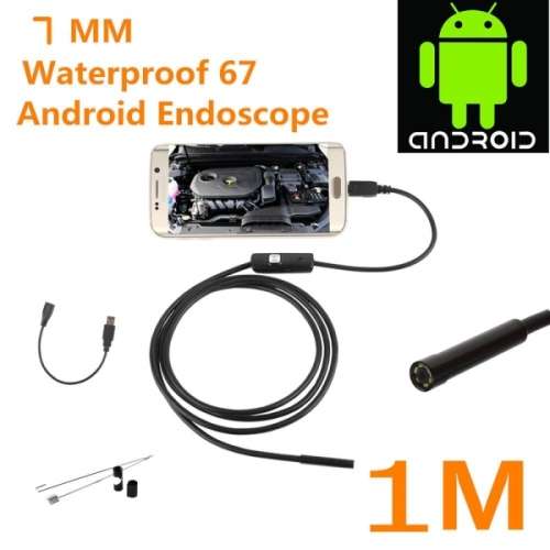 1M 6 LED 7mm Lens USB Android Spy Camera Endoscope Borescope Snake Camera for Android Phone and PC