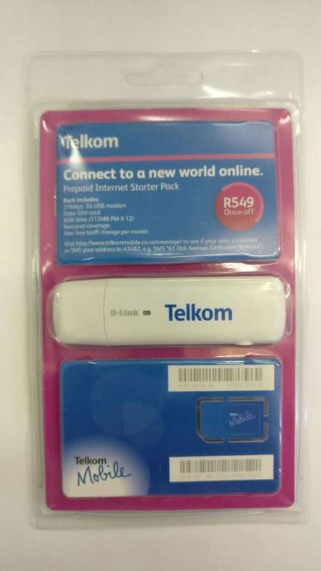 Telkom 3G Modem 21 MBPS 6GB DATA