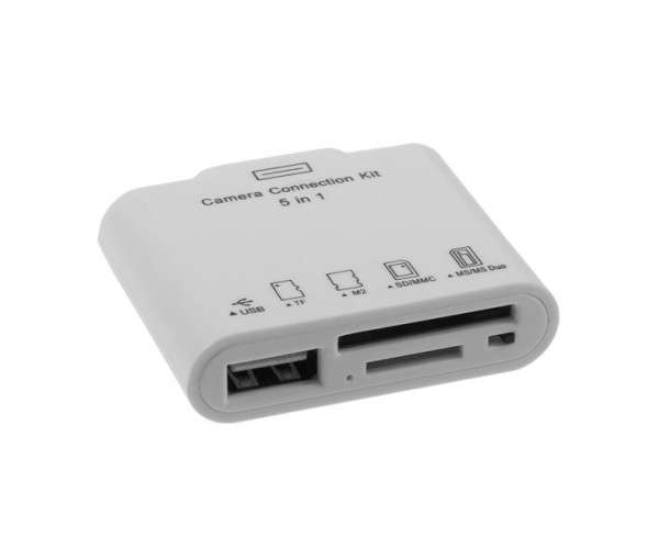 Apple iPad 5-in-1 Camera Connection: USB /SD/TF/M2/SD/MMC