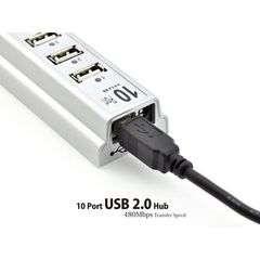 10 Port Usb Hub - 480 Mbps