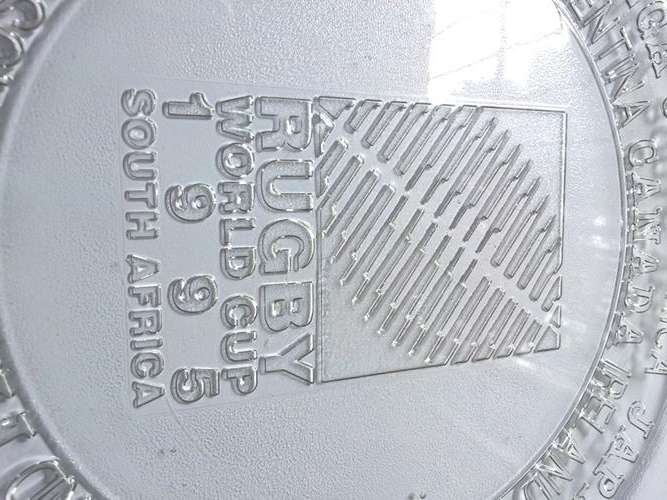 1995 RUGBY WORLD CUP TEAMS PLATE FOR COLLECTORS