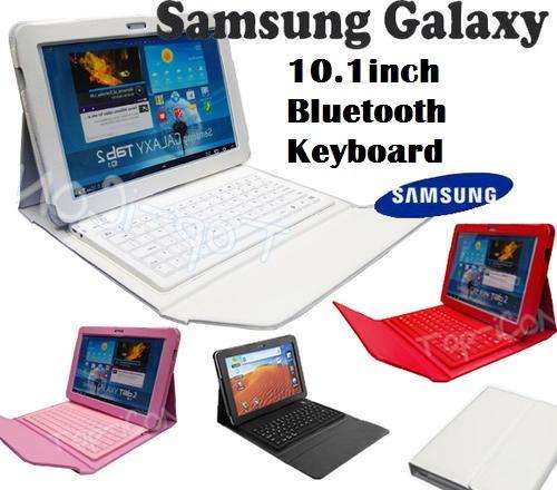 SAMSUNG GALAXY 10.1 BLUETOOTH KEYBOARD & PROTECTIVE CASE-NOW IN WHITE/BLACK/RED & PINK !
