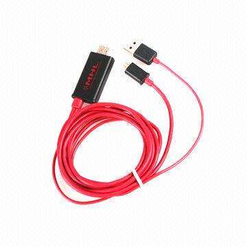 2M HDMI MHL cable for Samsung Galaxy S3 (i9300) & Note 2 (N7100)