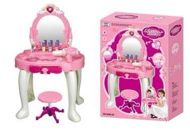 Dressing Table & Mirror for Girls / Glamour Mirror WITH MUSIC,LIGHT AND ACCESSORIES- Best Gift !