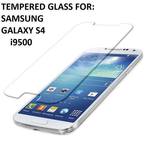 * TEMPERED GLASS SCREEN PROTECTOR FOR SAMSUNG GALAXY S4 i9500 (ALMOST IMPOSSIBLE TO SCRATCH)