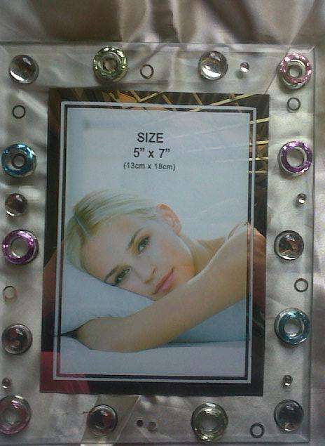 Beautiful !!!!!!! Glass Beaded Frame