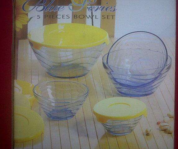 ***WOW*** 10 PC BOWL SET RED