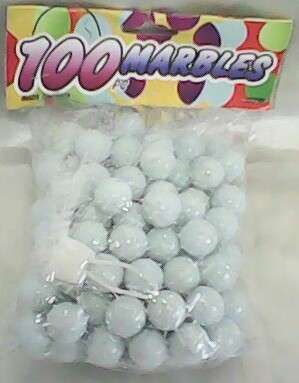 FANTASTIC GLASS  MARBLES WHITE