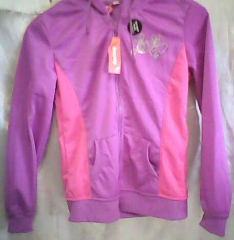 BRAND NEW GIRLS SIZE 12 - 13 JACKET WITH HOODY AND TAG