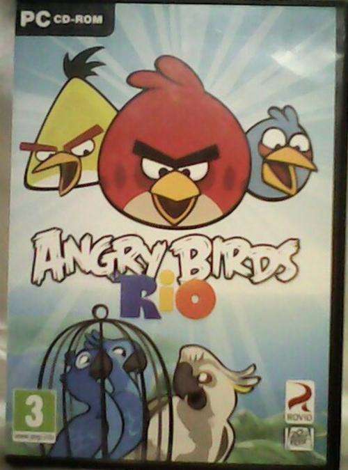 PC!!!!!!! HOURS OF FUN WITH THIS GAME ANGRY BIRDS RIO 1 DISCS PLS READ
