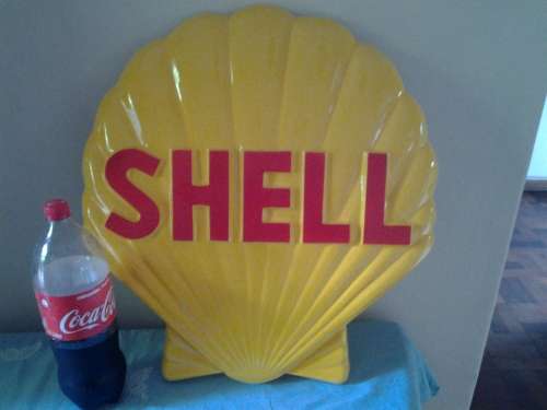 shell motor oil sign