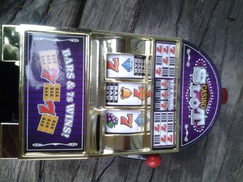 one arm bandit coin bank