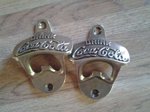 coca cola bell and 2 coke openers
