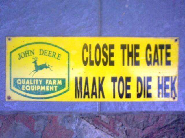 John Deere Sign
